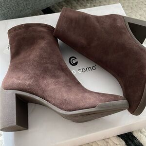 Corso Como Brown Suede Ankle Boots